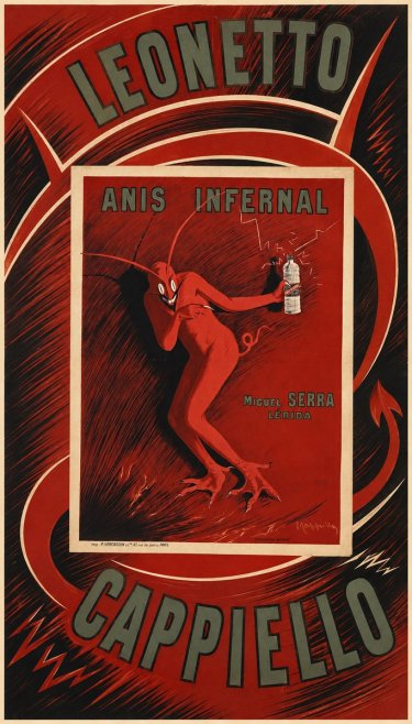Leonetto Cappiello Anis Infernal I No6 - Plakát