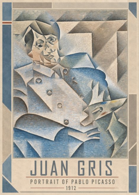 Juan Gris Portrait of Pablo Picasso No1 - Plakát