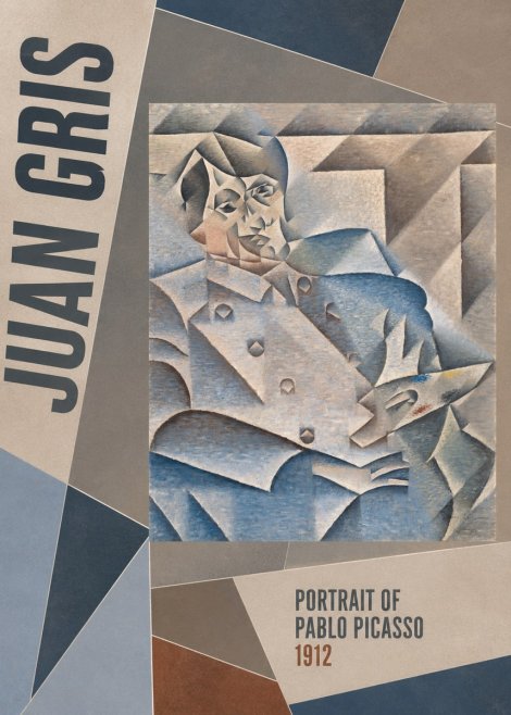 Juan Gris Portrait of Pablo Picasso No2 - Plakát