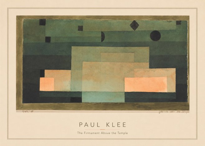Paul Klee The Firmament Above the Temple No3 - Plakát