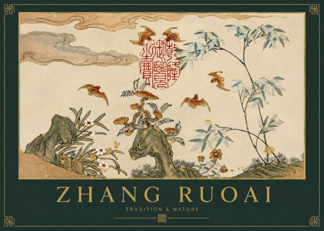 Zhang Ruoai Tradition & Nature No2 - Plakát