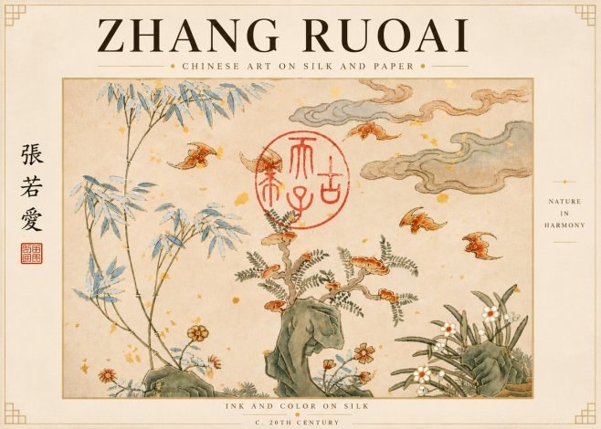 Zhang Ruoai Nature in Harmony No4 - Plakát