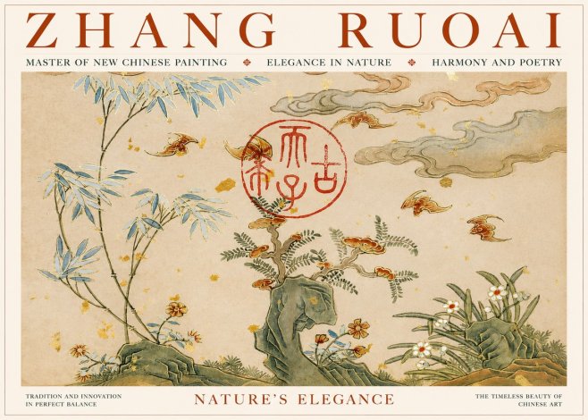 Zhang Ruoai Nature in Harmony No6 - Plakát