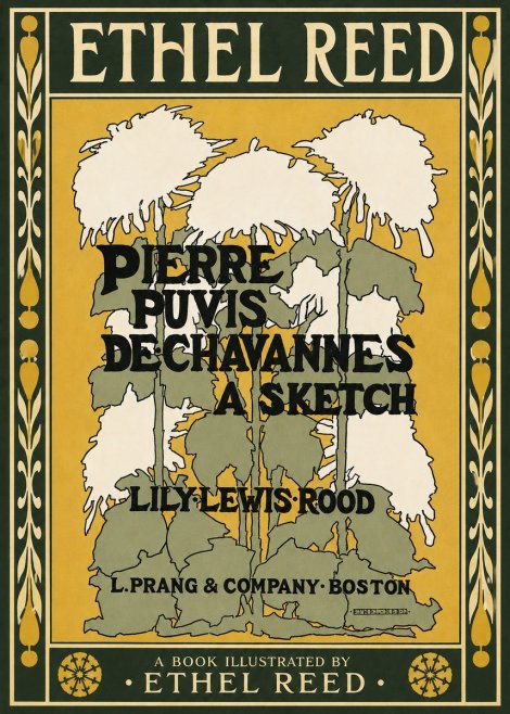 Ethel Reed Pierre Puvis De Chavannes a Sketch No3 - Plakát