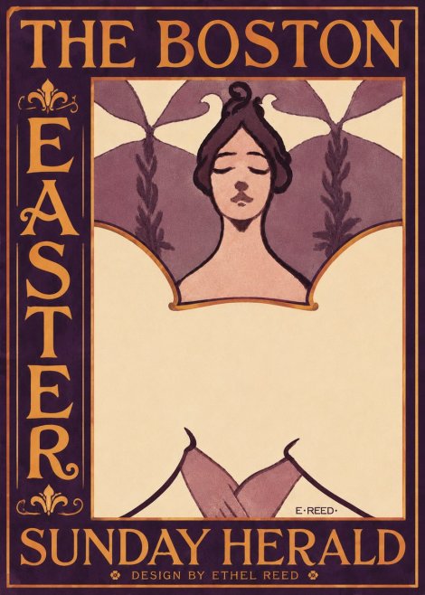 Ethel Reed The Boston Easter Sunday Herald No5 - Plakát