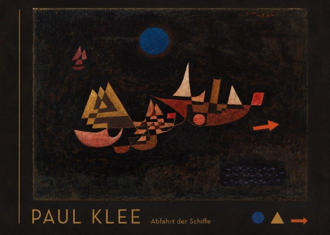 Paul Klee Abfahrt Der Schiffe No3 - Plakát
