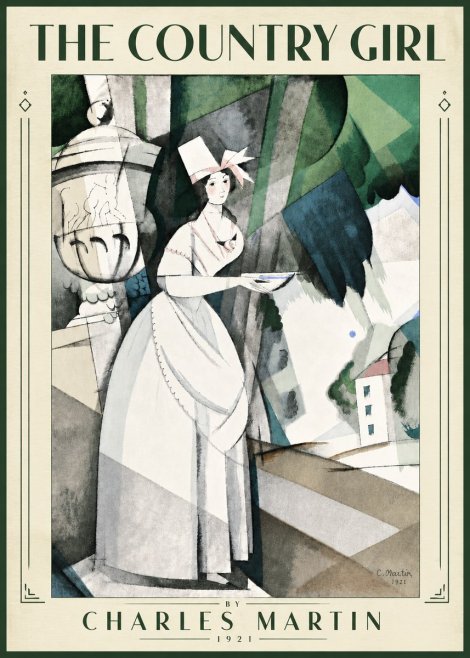 Charles Martin The Country Girl No5 - Plakát