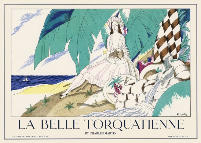 Charles Martin La Belle Torquatienne No1 - Plakát