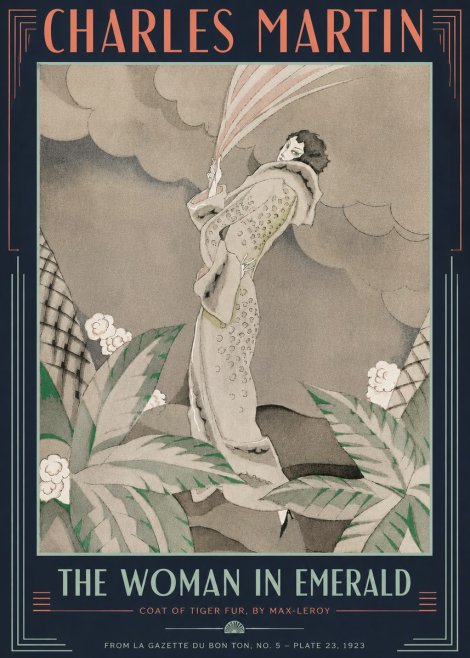Charles Martin The Woman in Emerald No4 - Plakát