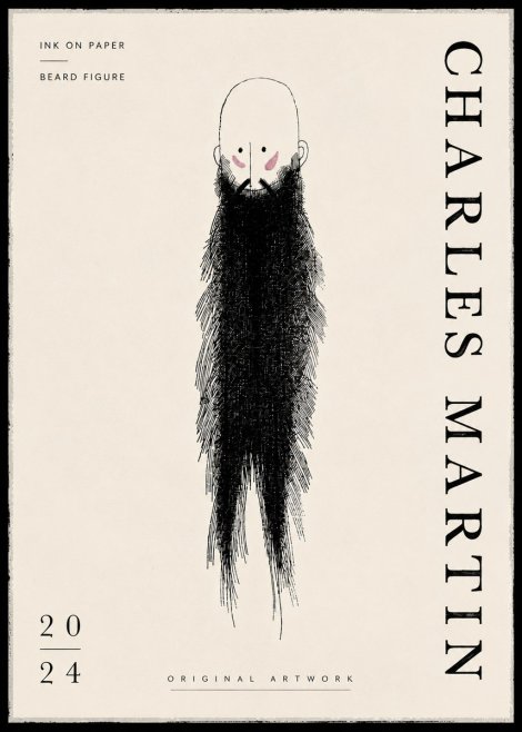 Charles Martin Beard Figure No6 - Plakát