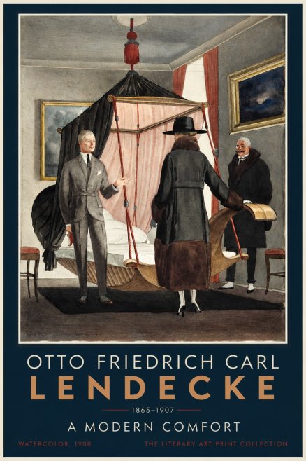 Otto Friedrich Carl Lendecke A Modern Comfort No2 - Plakát