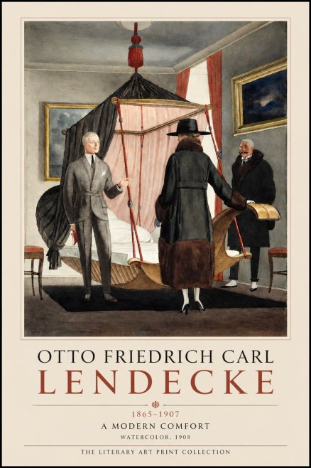 Otto Friedrich Carl Lendecke A Modern Comfort No3 - Plakát