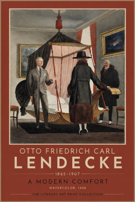 Otto Friedrich Carl Lendecke A Modern Comfort No4 - Plakát