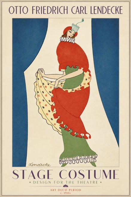 Otto Friedrich Carl Lendecke Stage Costume No4 - Plakát