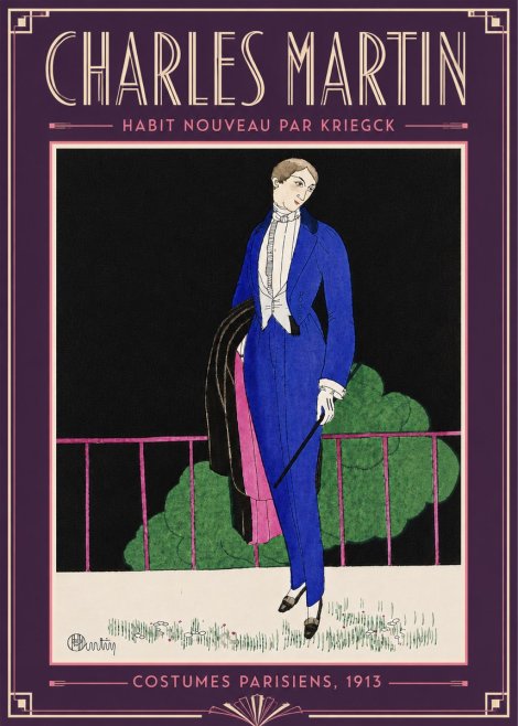 Charles Martin Habit Nouveau Par Kriegk No6 - Plakát