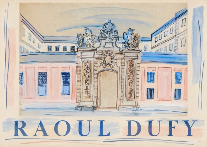 Raoul Dufy Versailles, the Grand Trianon No3 - Plakát