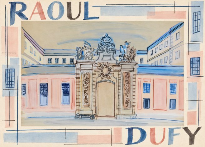 Raoul Dufy Versailles, the Grand Trianon No5 - Plakát