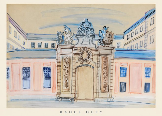 Raoul Dufy Versailles, the Grand Trianon No6 - Plakát