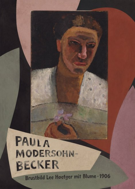 Paula Modersohn-Becker Brustbild Lee Hoetger Mit Blume No5 - Plakát