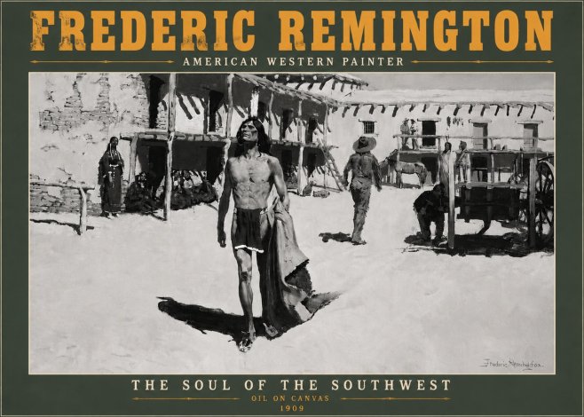 Frederic Remington The Soul of the Southwest No5 - Plakát