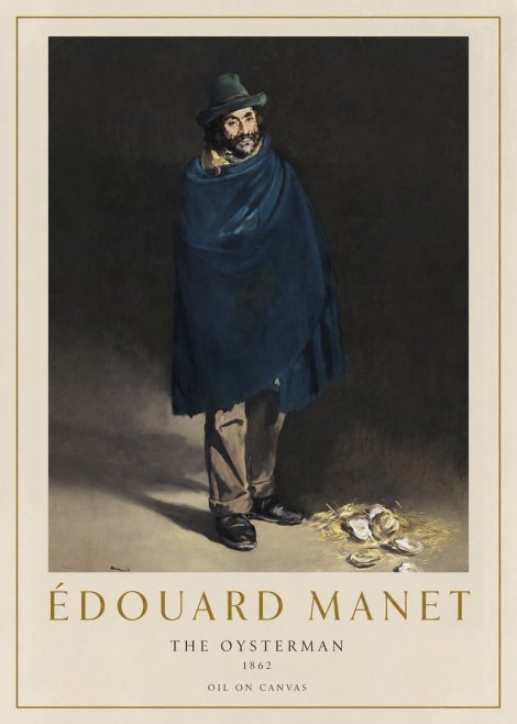 Édouard Manet The Oysterman No1 - Plakát