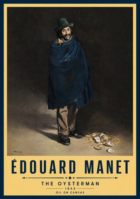 Édouard Manet The Oysterman No5 - Plakát
