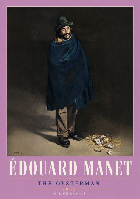 Édouard Manet The Oysterman No6 - Plakát