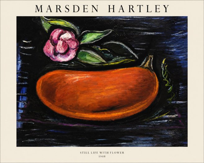 Marsden Hartley Still Life with Flower No1 - Plakát
