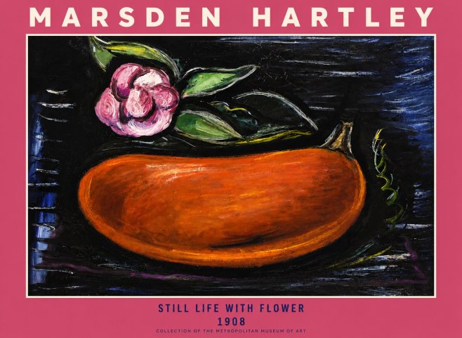 Marsden Hartley Still Life with Flower No2 - Plakát