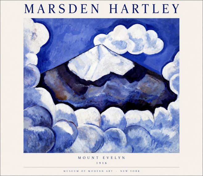 Marsden Hartley Mount Evelyn No1 - Plakát