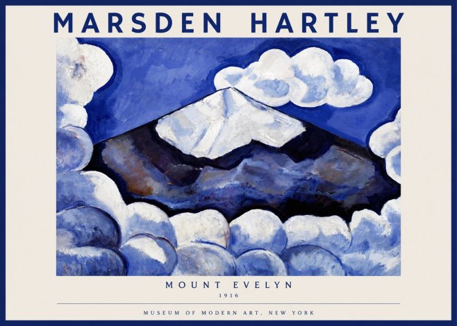 Marsden Hartley Mount Evelyn No2 - Plakát