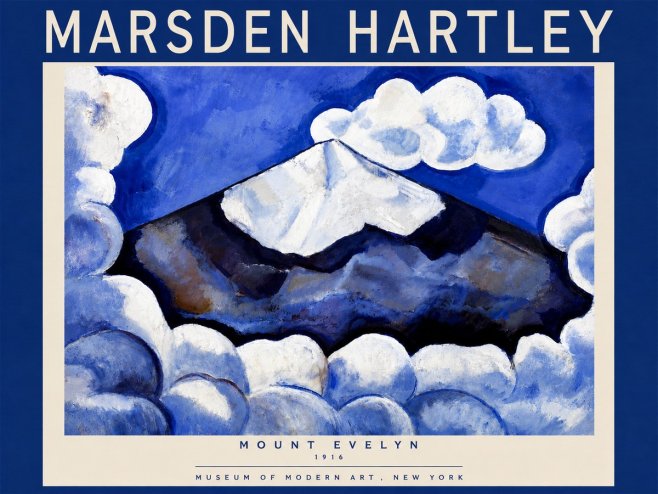 Marsden Hartley Mount Evelyn No6 - Plakát