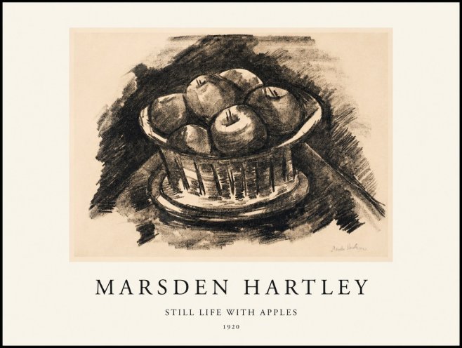 Marsden Hartley Still Life with Apples No1 - Plakát