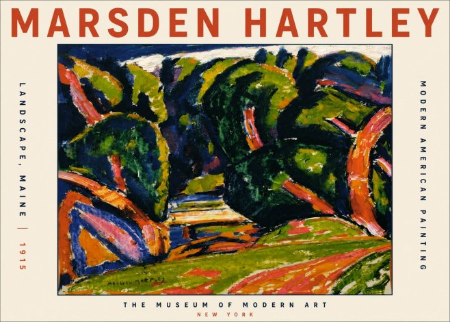 Marsden Hartley Landscape, Maine No5 - Plakát