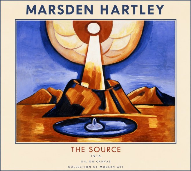Marsden Hartley The Source No1 - Plakát