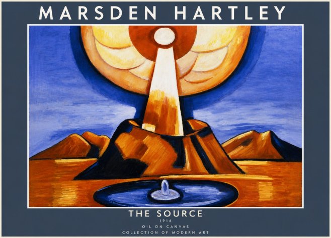 Marsden Hartley The Source No3 - Plakát