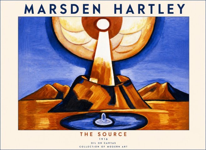 Marsden Hartley The Source No4 - Plakát