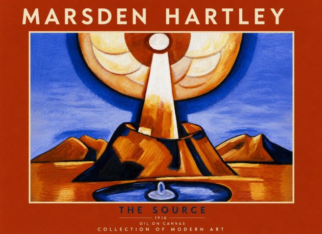 Marsden Hartley The Source No5 - Plakát