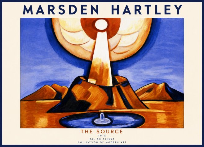 Marsden Hartley The Source No6 - Plakát