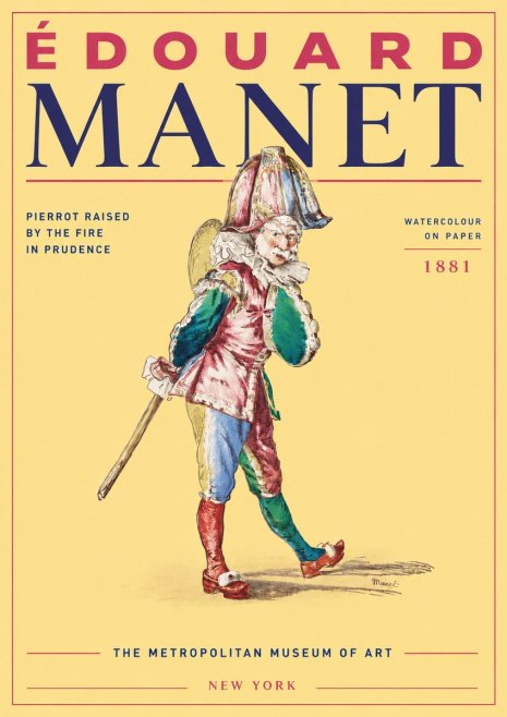 Édouard Manet Pierrot Raised by the Fire in Prudence No4 - Plakát