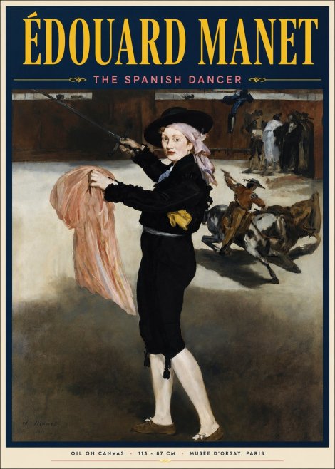 Édouard Manet The Little Bullfighter No4 - Plakát