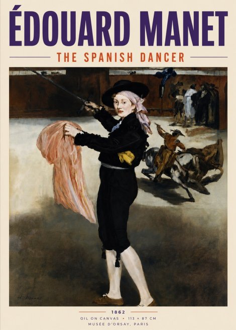 Édouard Manet The Little Bullfighter No5 - Plakát