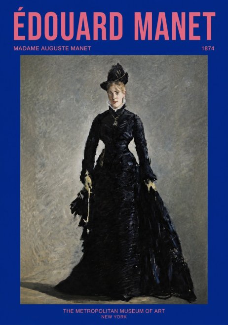 Édouard Manet Madame Auguste Manet No2 - Plakát
