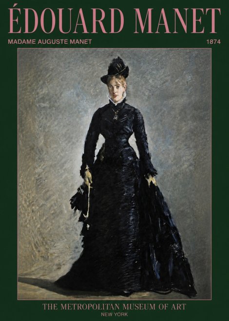 Édouard Manet Madame Auguste Manet No3 - Plakát