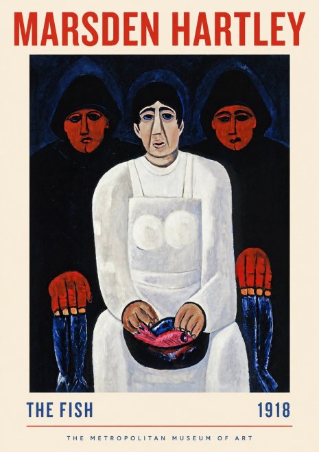 Marsden Hartley The Fish No2 - Plakát