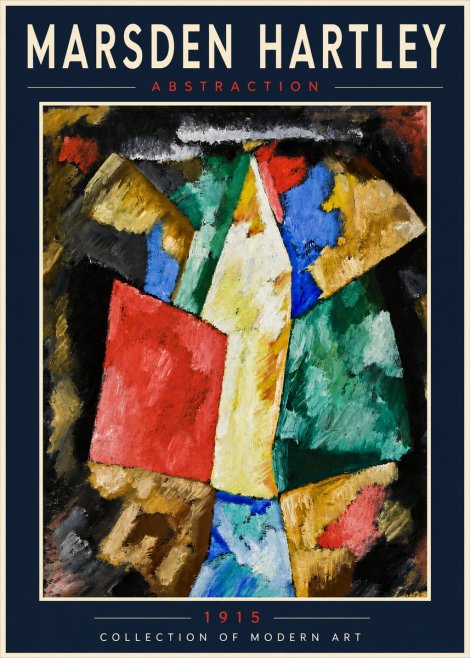 Marsden Hartley Abstraction No4 - Plakát