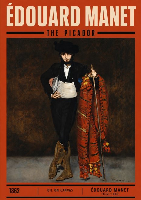 Édouard Manet The Picador No3 - Plakát