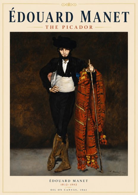 Édouard Manet The Picador No4 - Plakát