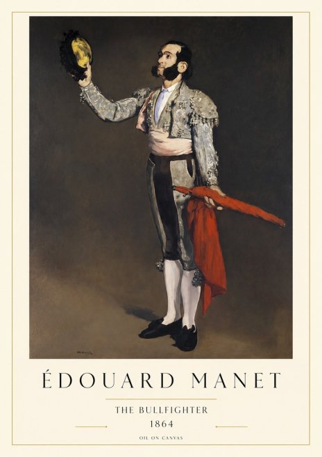 Édouard Manet The Bullfighter No1 - Plakát