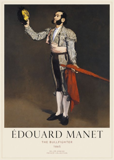 Édouard Manet The Bullfighter No6 - Plakát